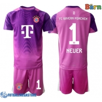 Fotballdrakt Barn Bayern Munich Manuel Neuer #1 Keeper Tredjedraktsett 2025-26 Kortermet (+ Korte bukser)